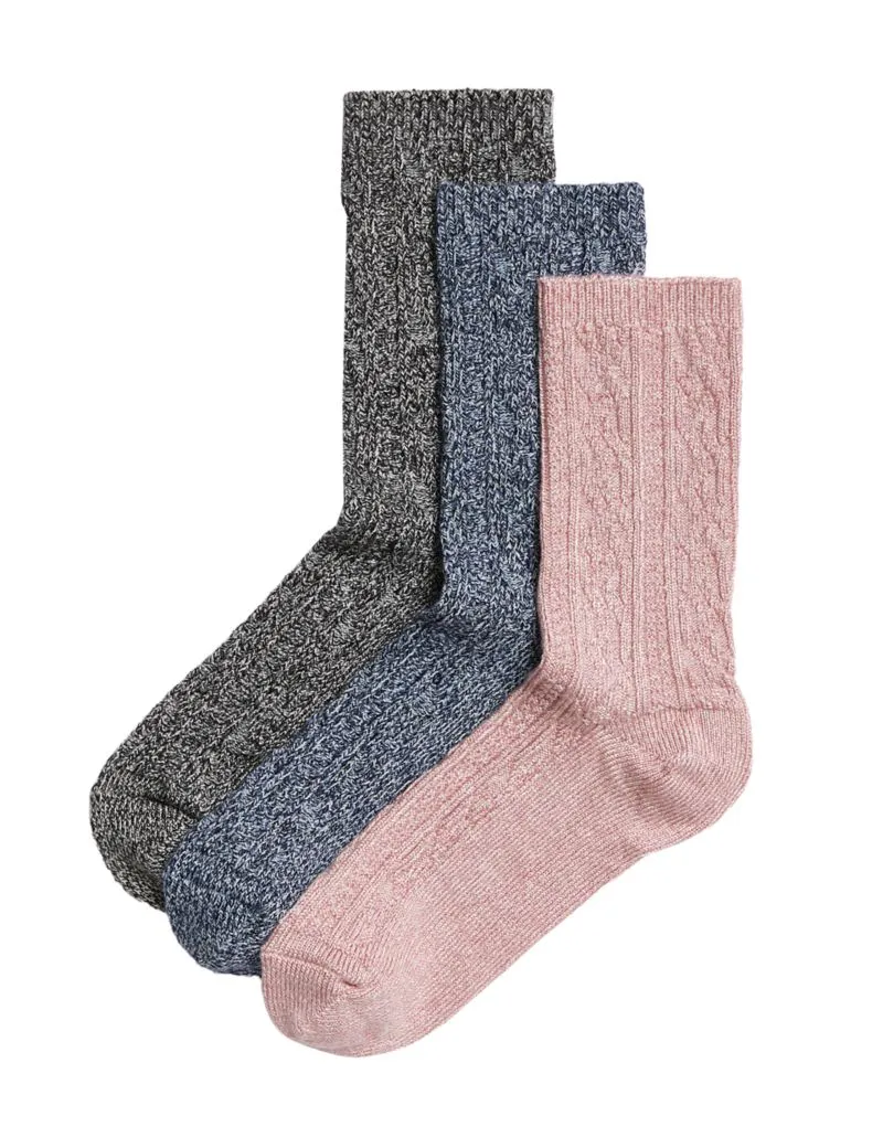 3pk Sumptuously Soft� Thermal Socks