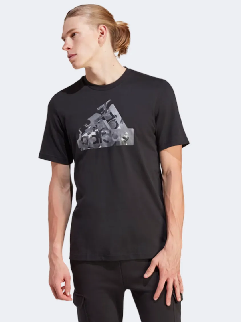 Adidas Future Icons Camo Men Sportswear T-Shirt Black