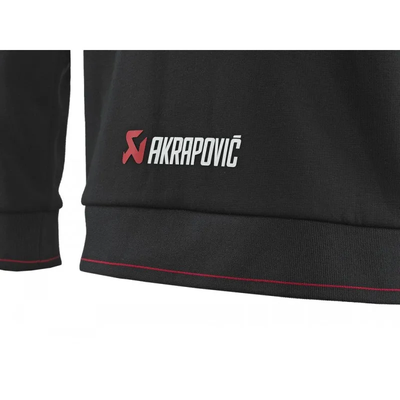 AKRAPOVIC 802062 Zip Hoodie Corpo Black Women S