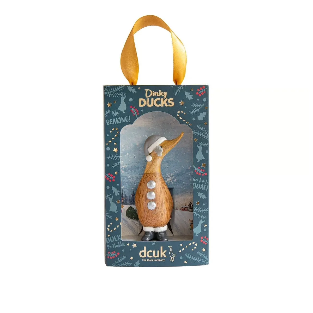 Alpine Dinky Wooden Christmas Ducks in Gift Boxes - Choice of Design