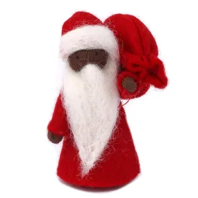 Ambrosius Father Christmas Black Skin 8-10cm