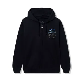 Anti Social Social Club Mind Melt Black Zip Up Hoodie