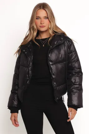 Archie Puffer Jacket - Black