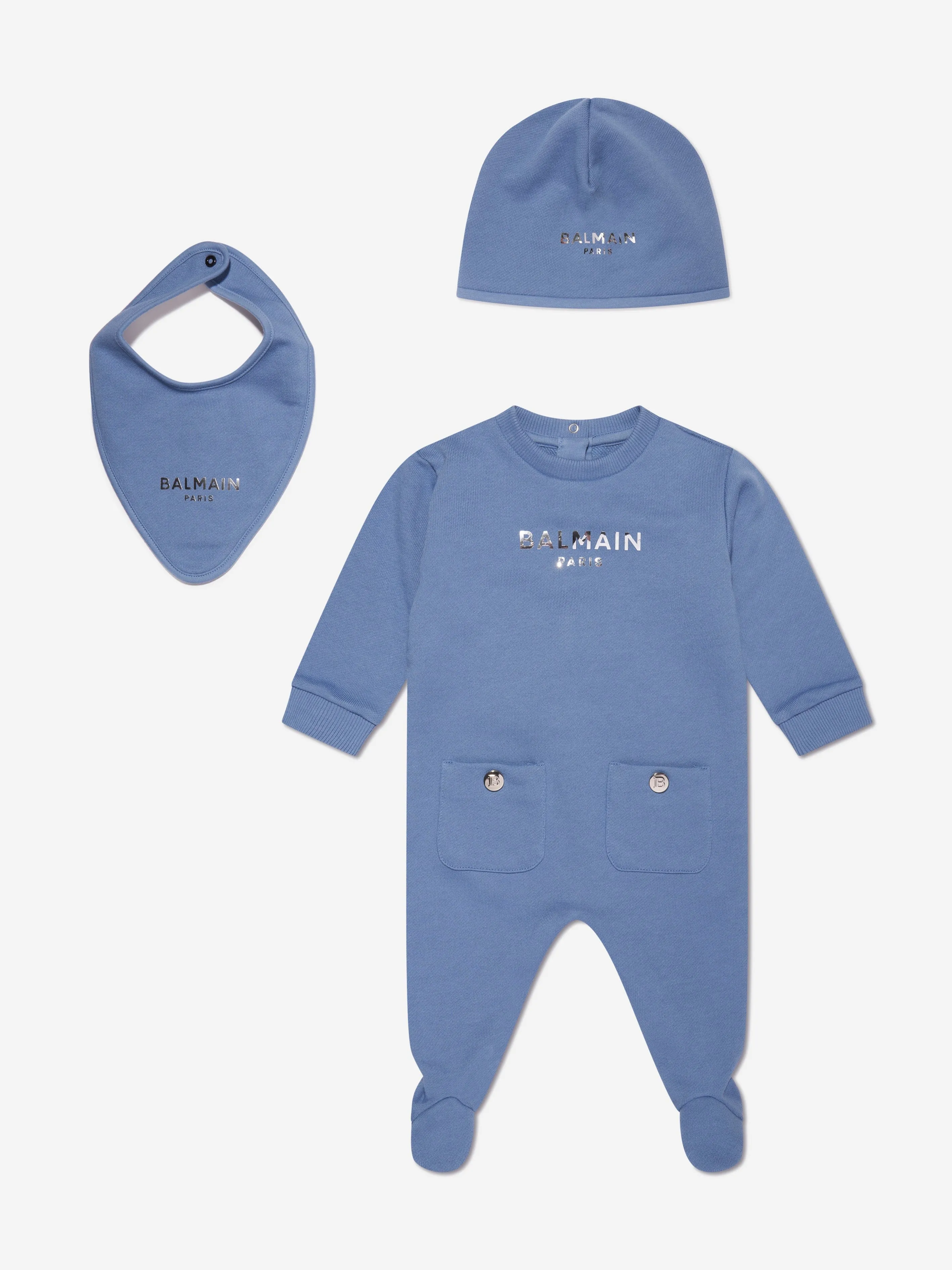 Baby Boys Babygrow Gift Set in Blue