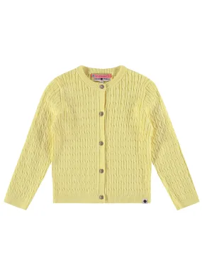 Babyface - Girls Cardigan-BBE24108300-Yellow