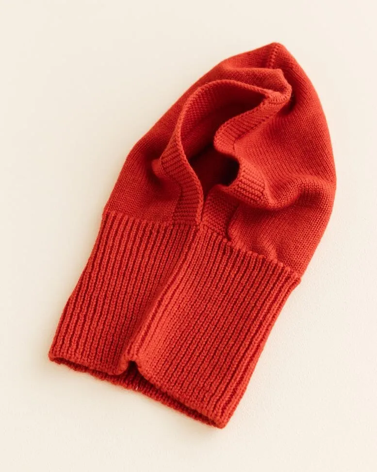 Balaclava Eddy - Red - Hvid