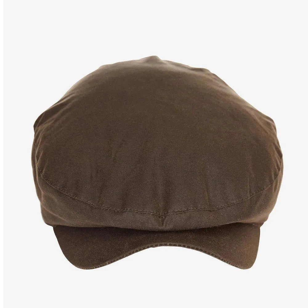 Barbour Cheviot Tartan wax Cap Olive