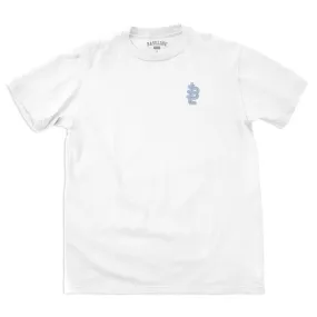 Baseline - 3D Logo Tee (White/Dusty Blue)