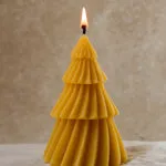 Beeswax Christmas Tree Candle