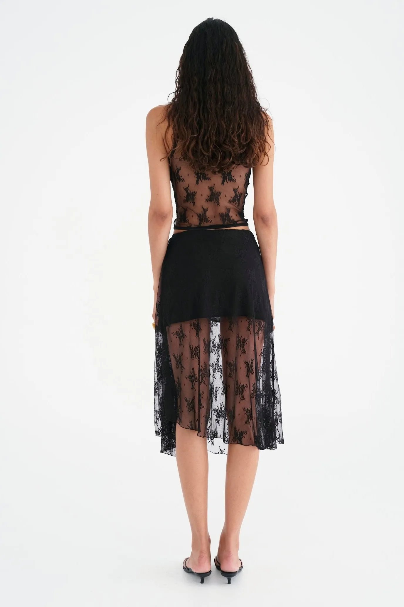 Benni Margot Lace Tank Top - Black