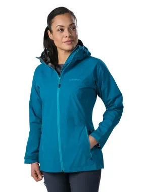 Berghaus Women`s Deluge Pro Waterproof Jacket Deep Lagoon