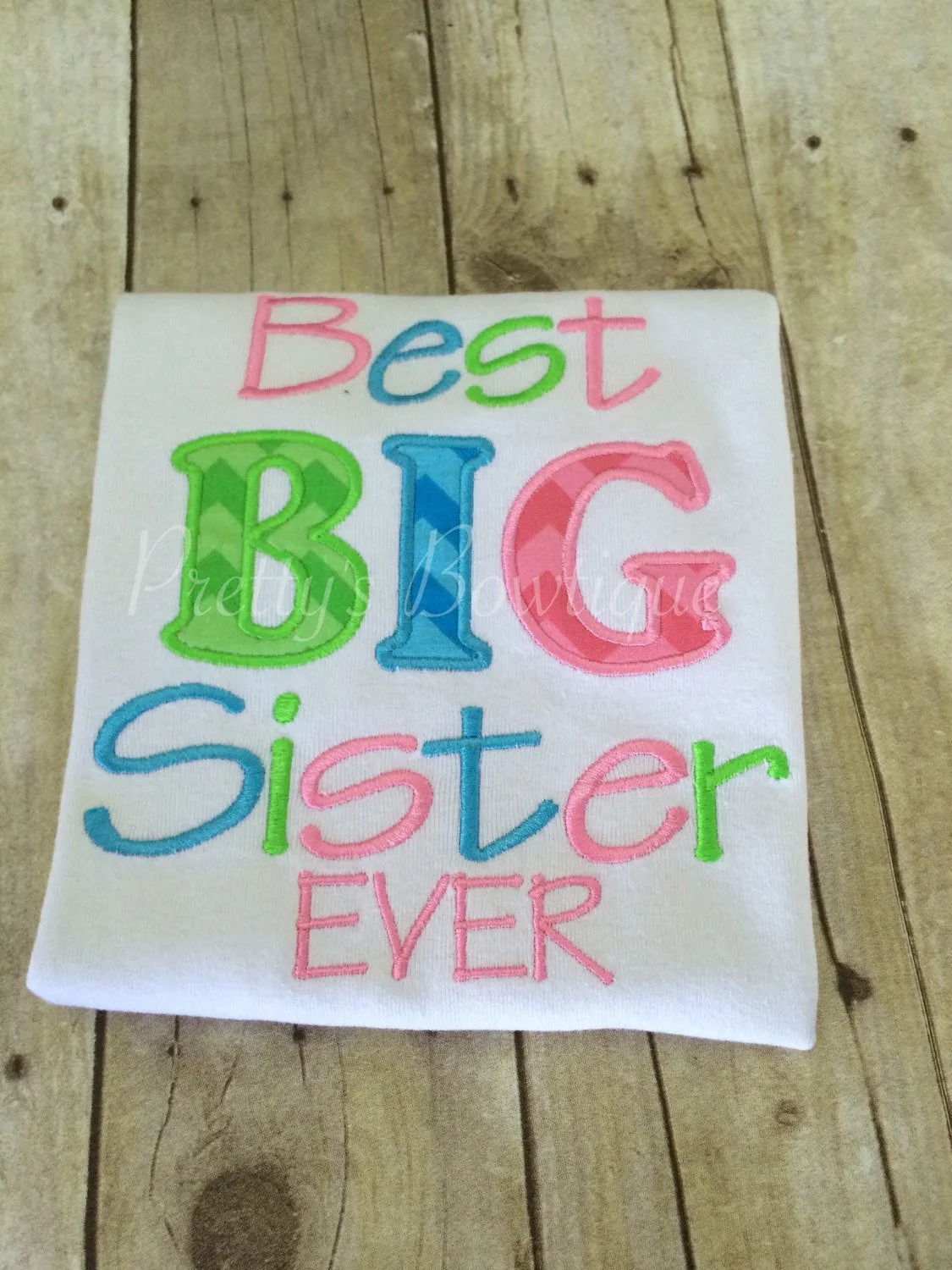 Best big sister ever Shirt. Big Sister pregnancy announcement shirt or body suit