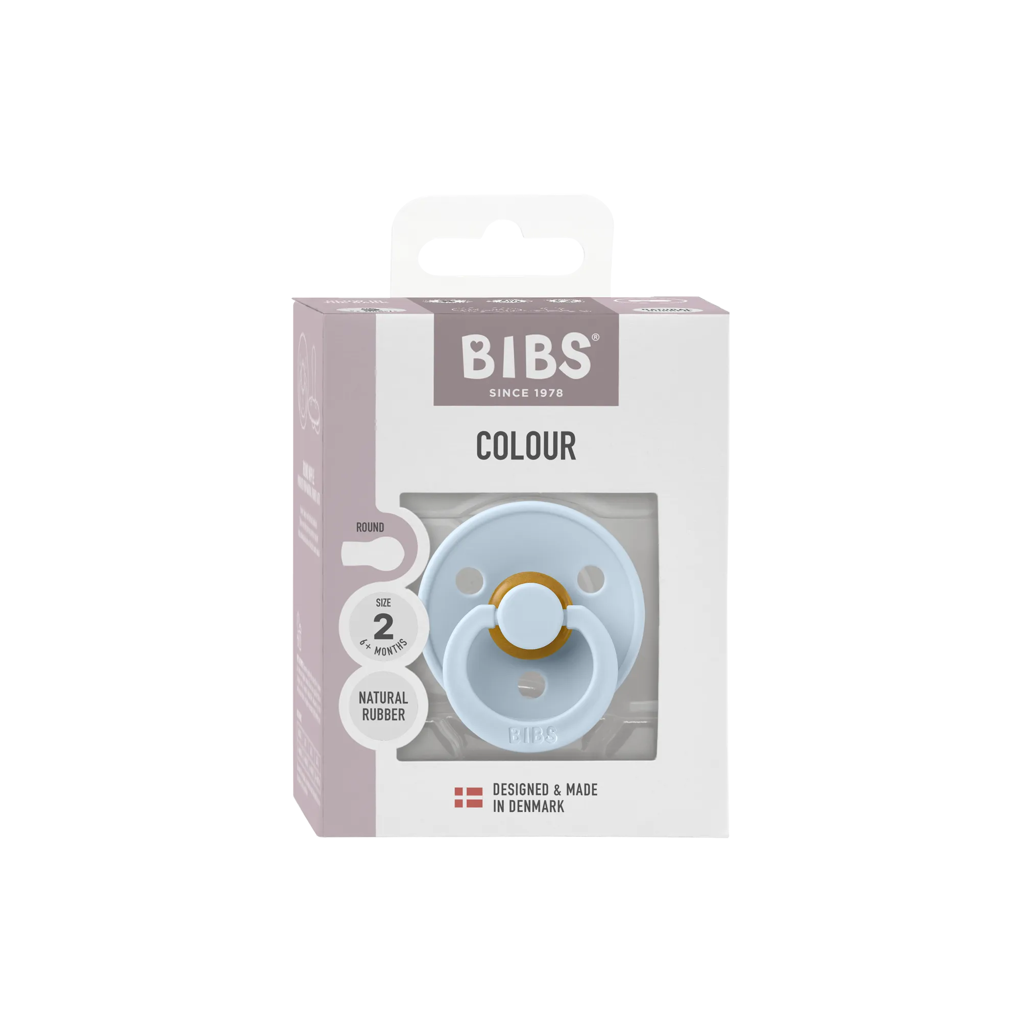 BIBS Colour 1-Pack Baby Blue - SIZE 1