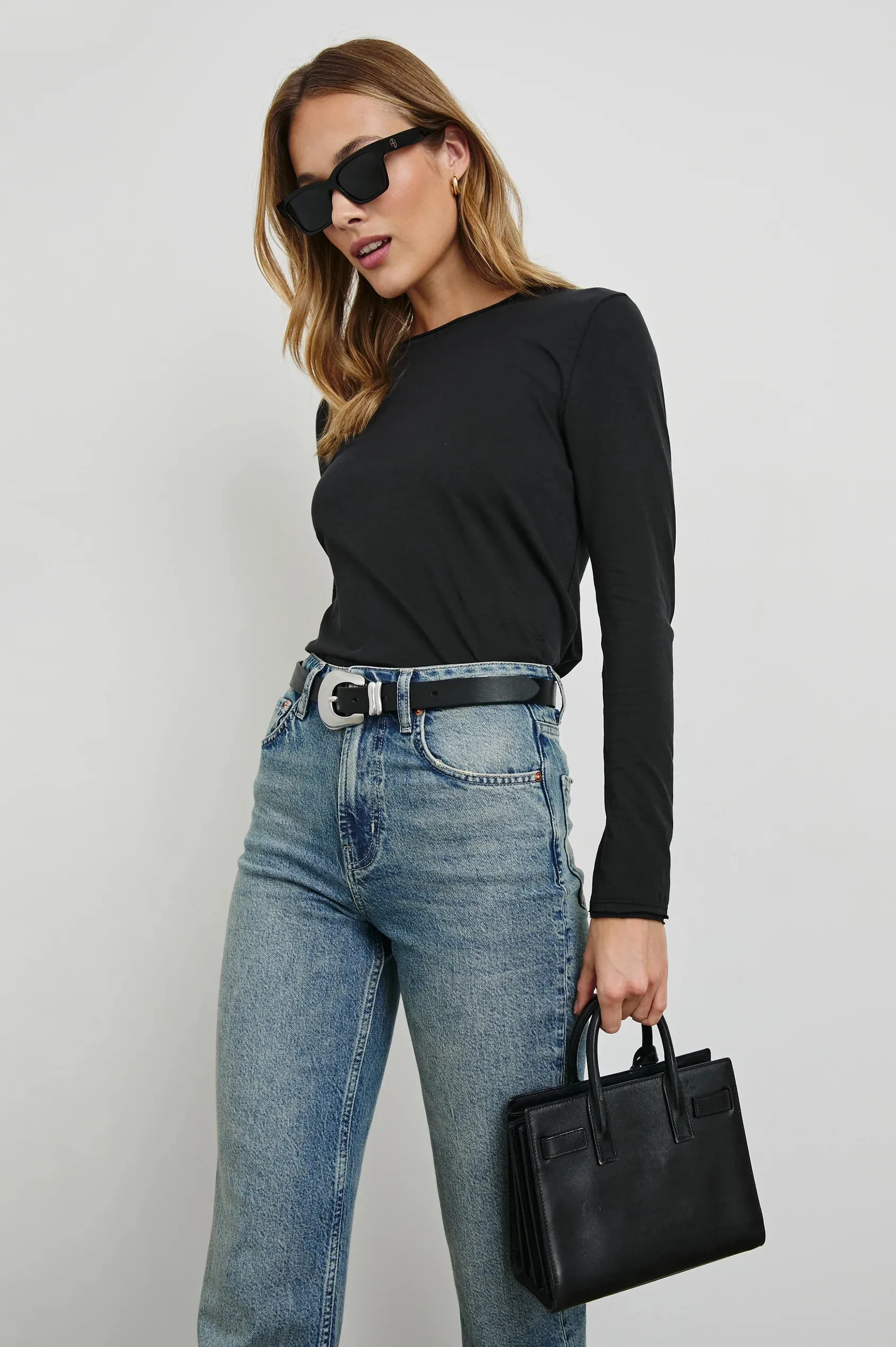 Black Long Sleeve Top