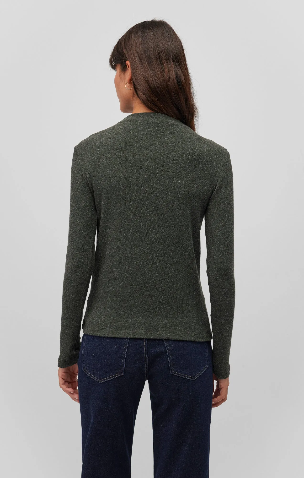 BOAT NECK LONG SLEEVE SHIRT IN CHIMERA