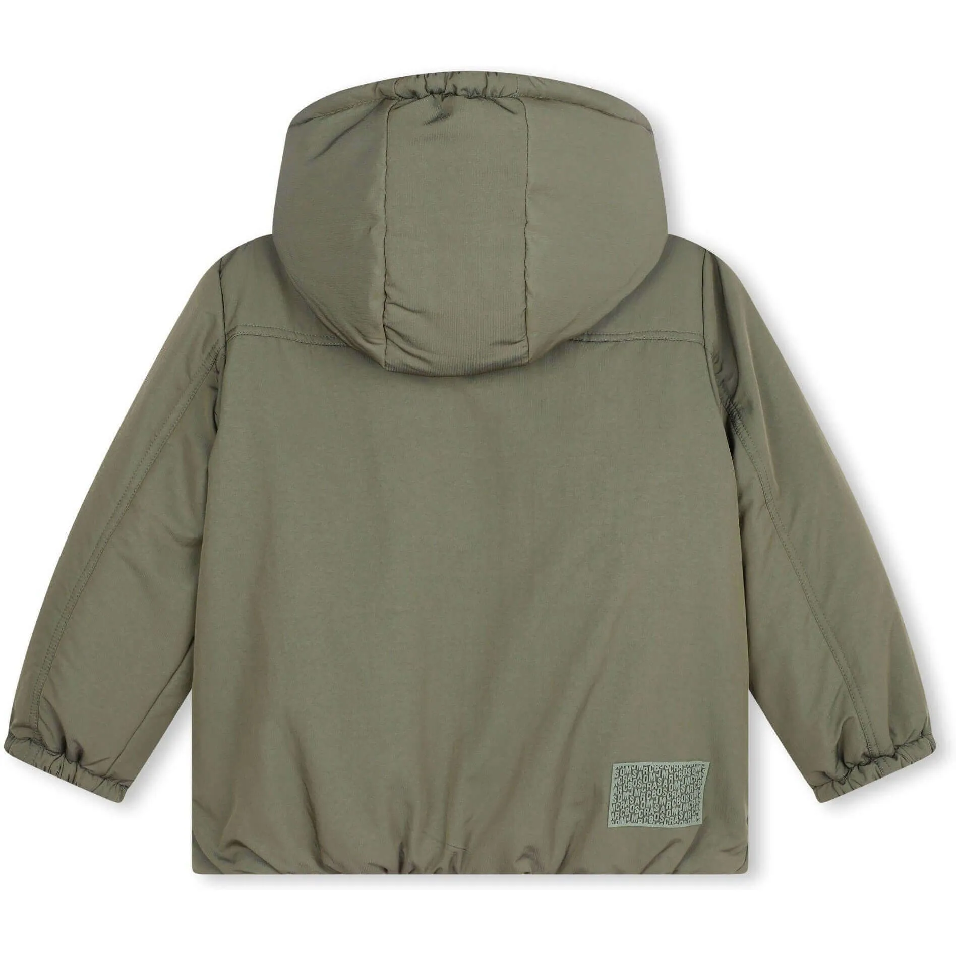 Boys Khaki Reversible Puffer Jacket