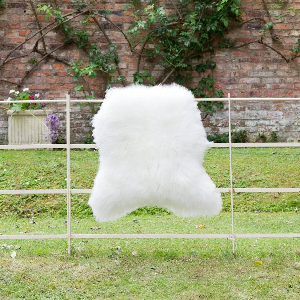 British Sheepskin Rug - Natural White / Cream