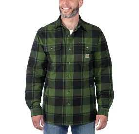 Carhartt Heavyweight Sherpa Lined Plaid Shirt Jacket