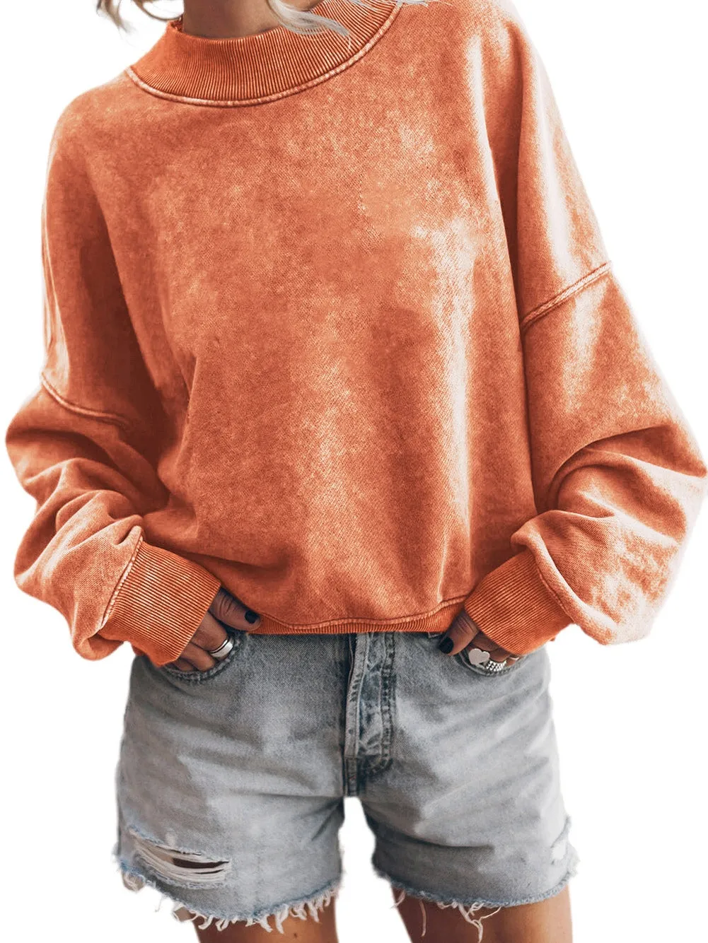 Casual Autumnal Suede-Like Hoodie