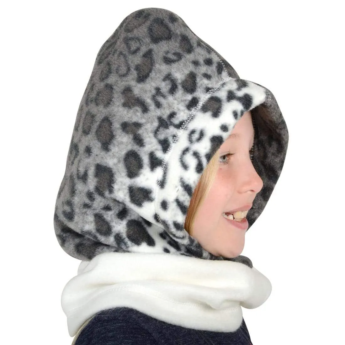 Childrens Winter Polar Fleece Hood Balaclava Neck Warmer