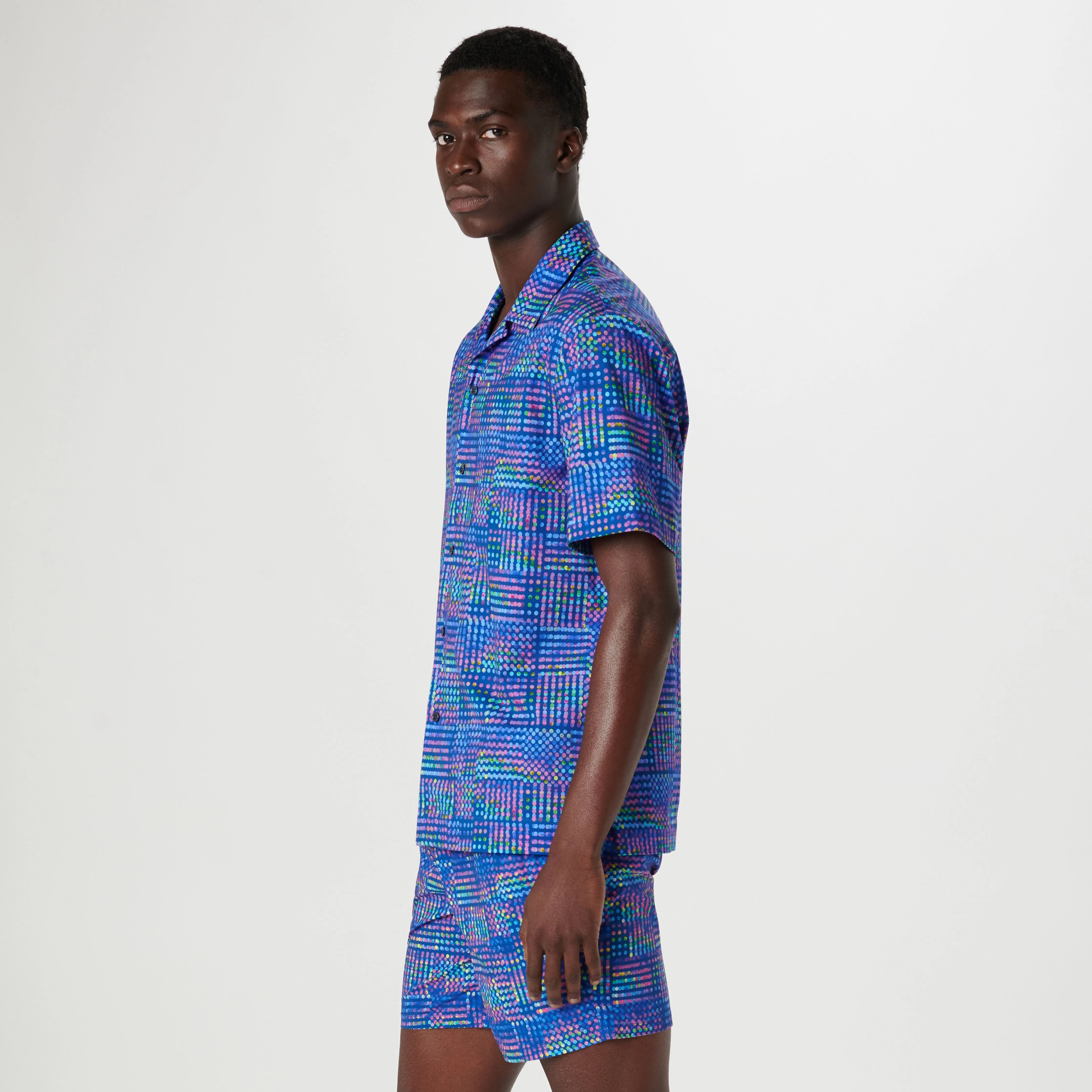 Cole Geometric OoohCotton Camp Shirt