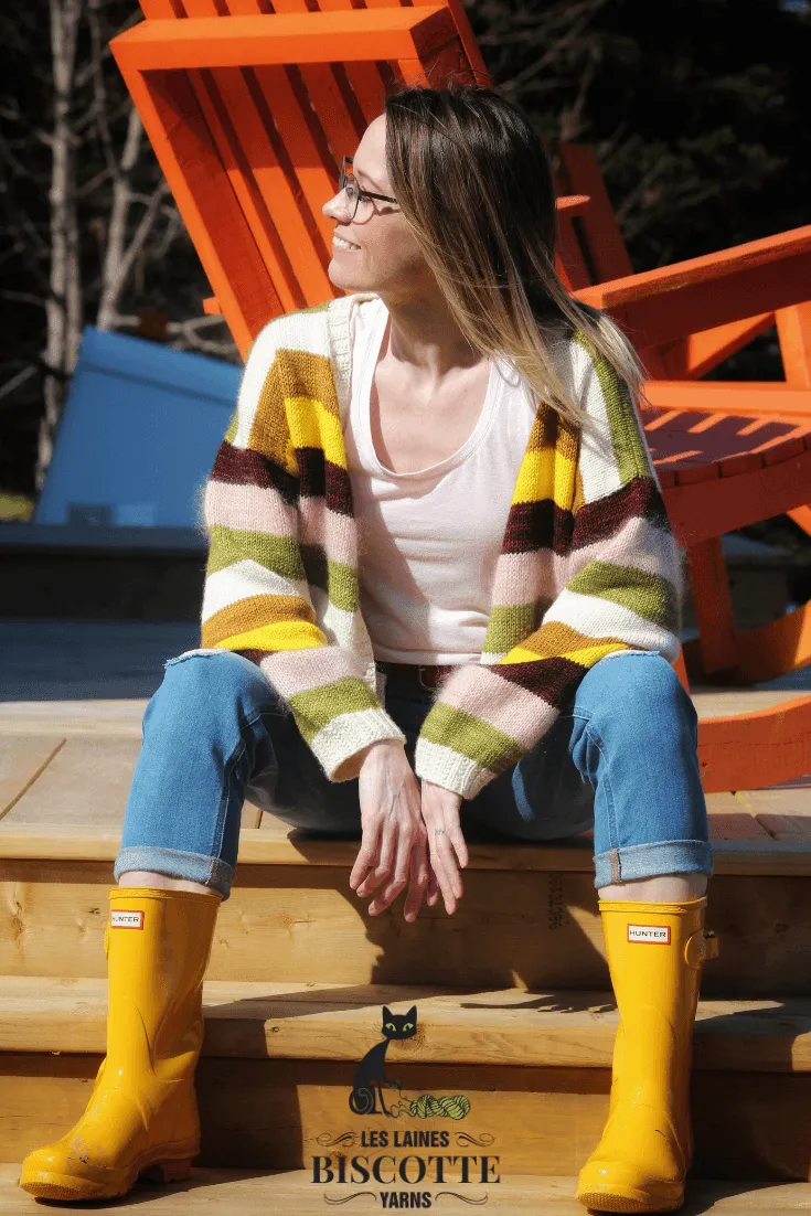 Color Your World Cardigan | Free Knitting Pattern