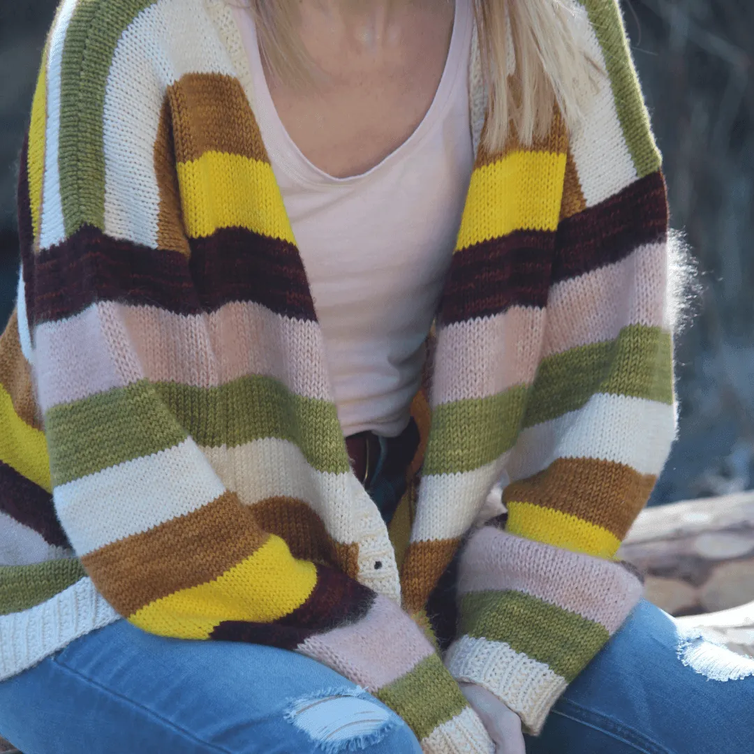 Color Your World Cardigan | Free Knitting Pattern