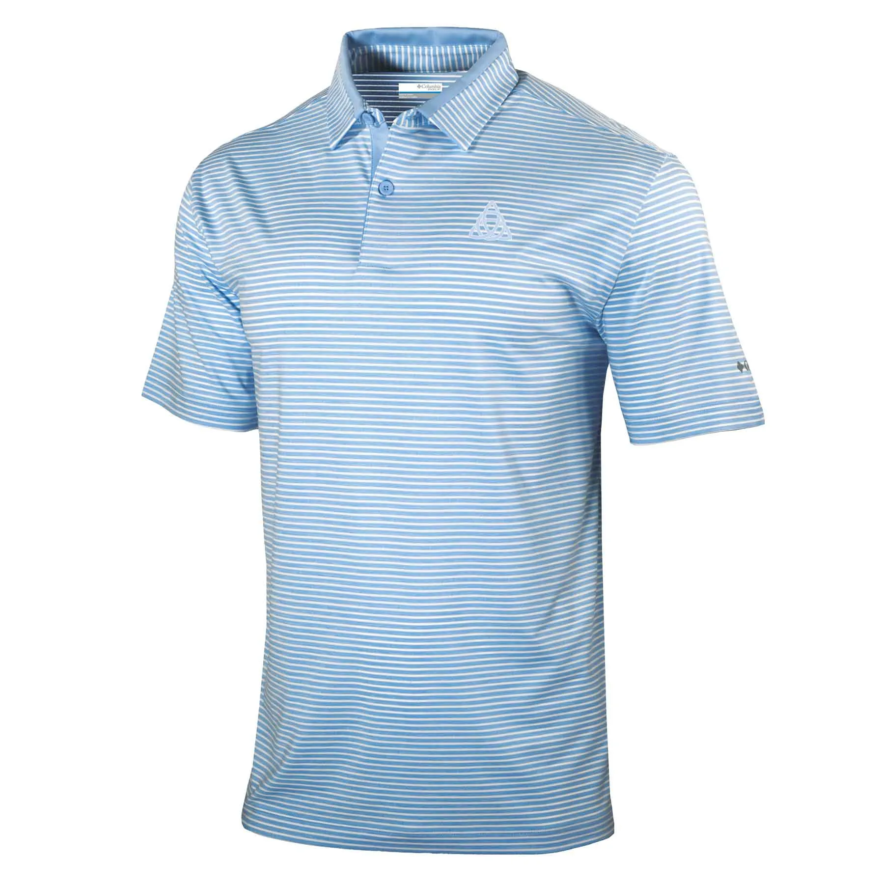 Columbia Omni-Wick Stroll Polo, Blue Stripe