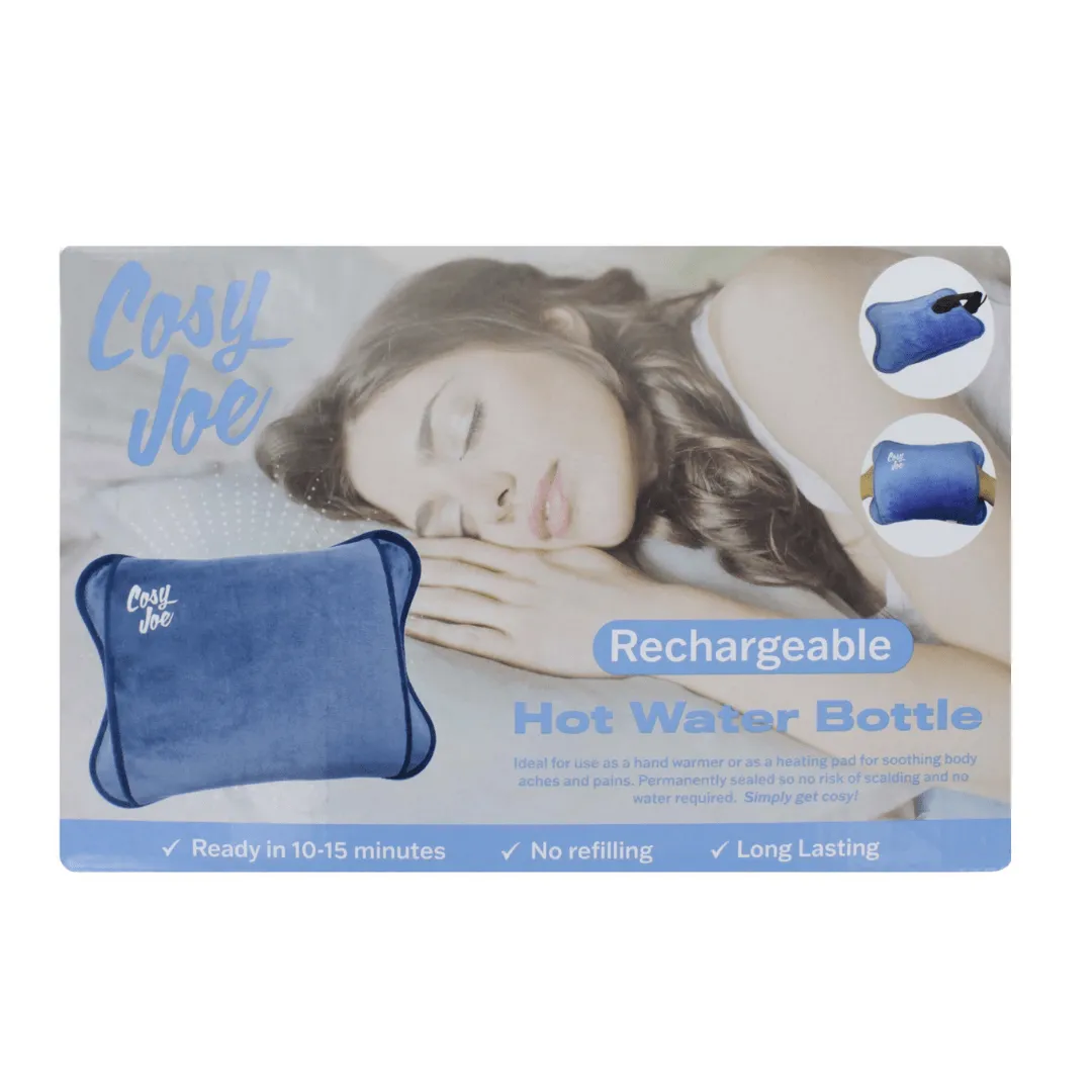 Cosy Joe Rechargeable Hot Water Bottle Blue