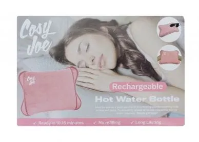 Cosy Joe Rechargeable Hot Water Bottle Pink