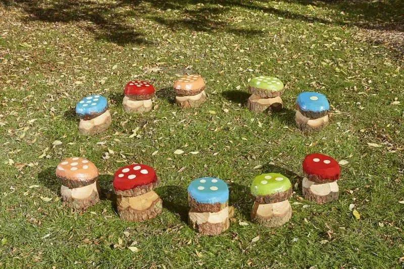 Cosy Mini Mushroom Number Seats (Direct Shipping Item)