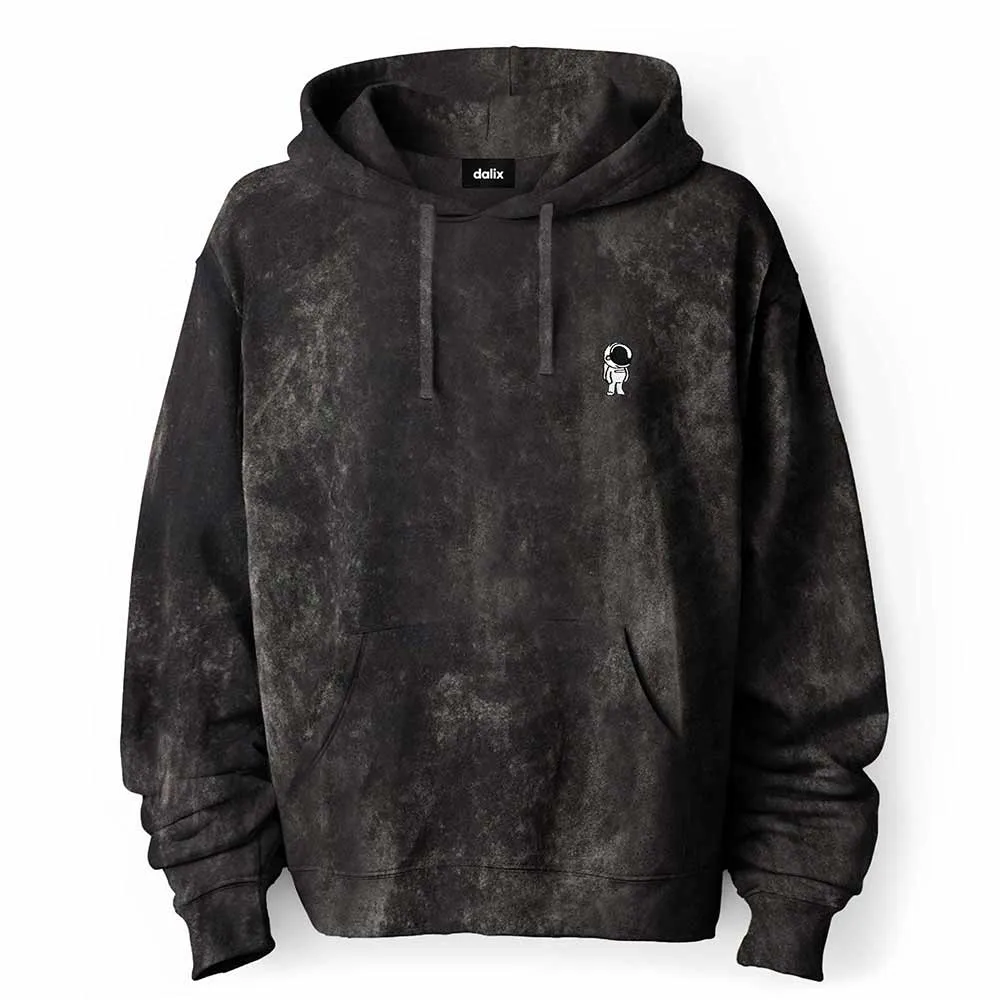 Dalix Astronaut Mineral Wash Hoodie