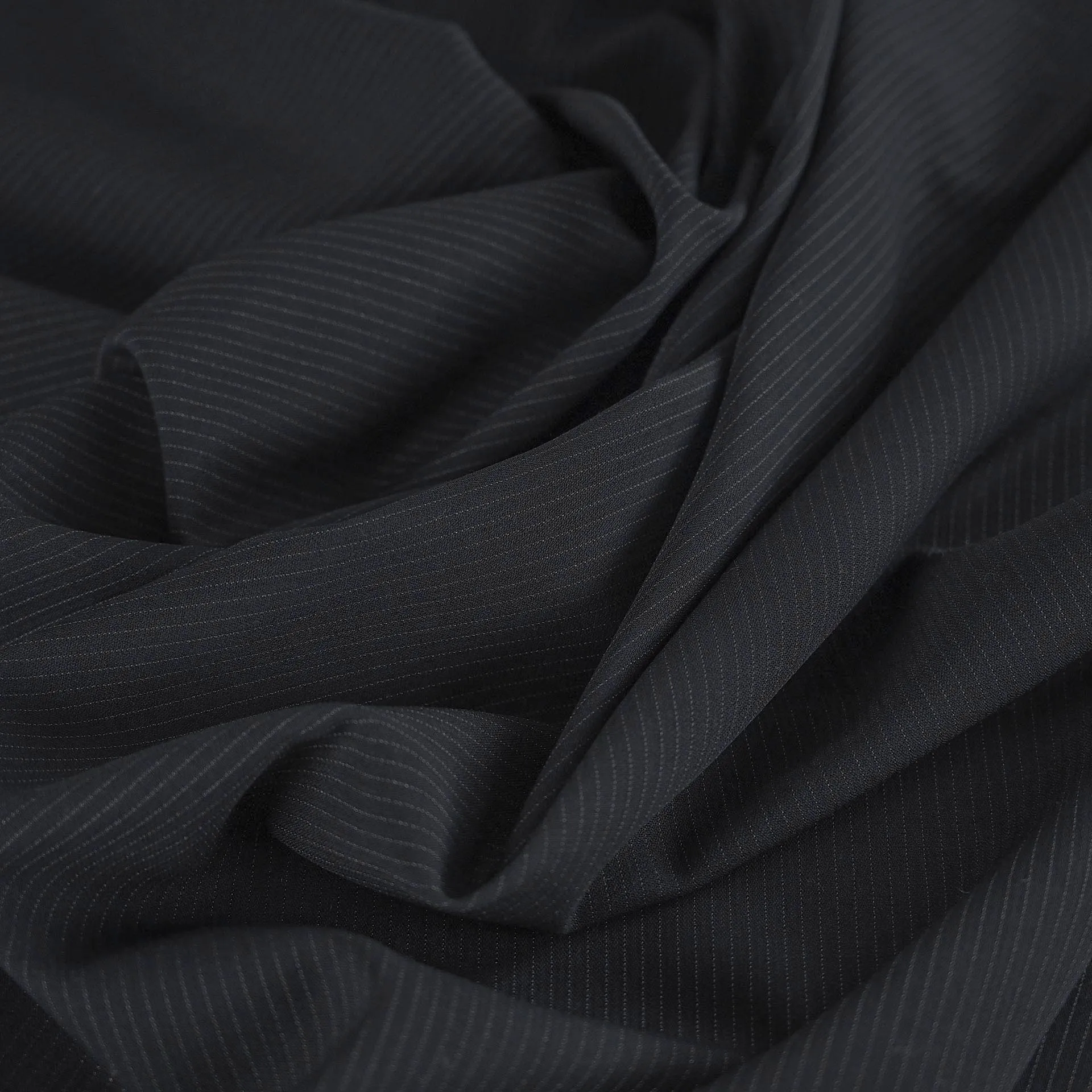 Dark Navy Suiting Pinstripe 4650