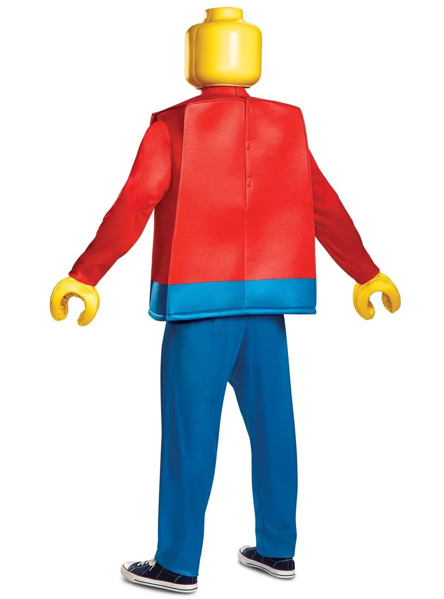 Deluxe Lego Guy Adults Dress Up Costume