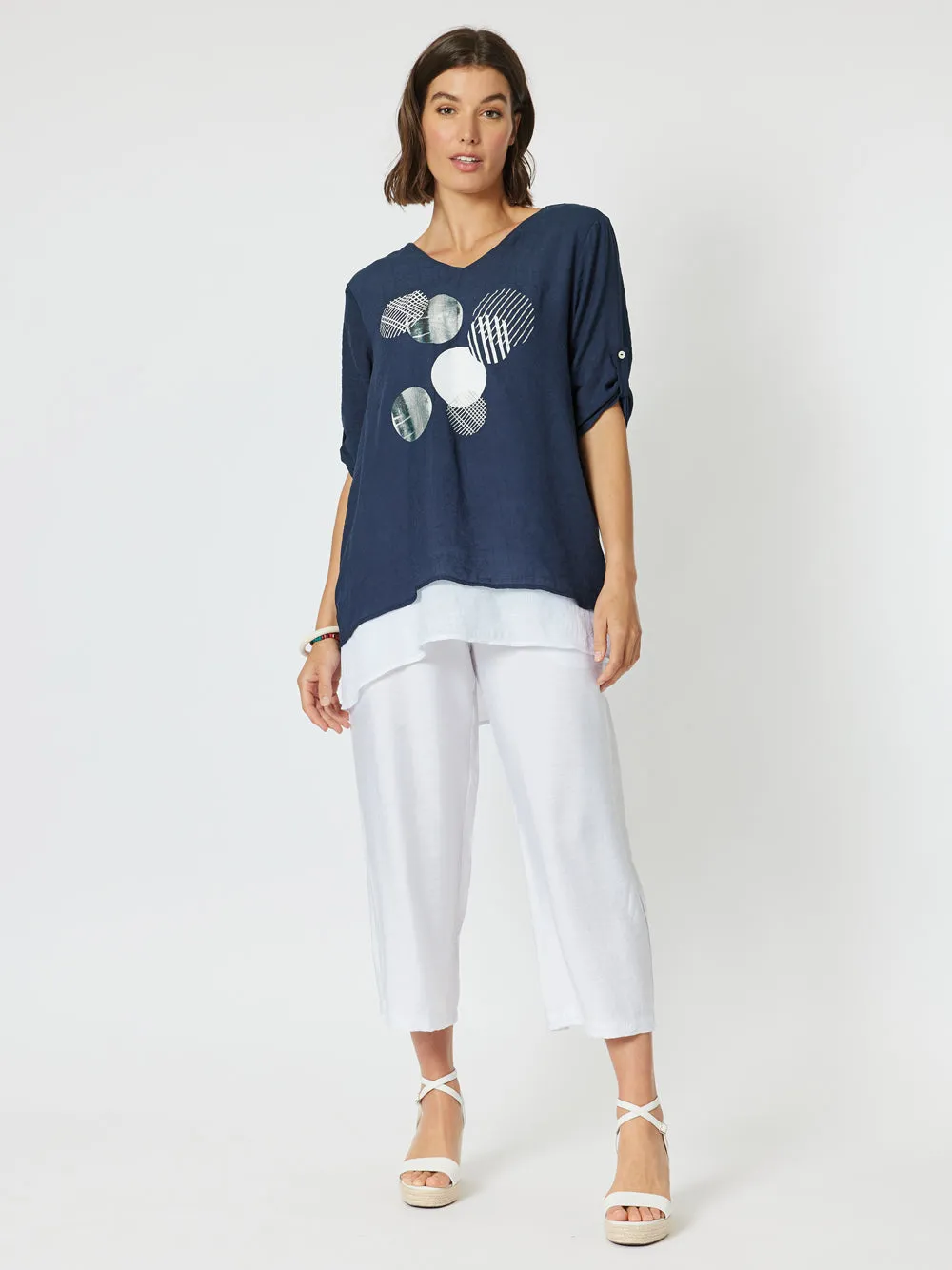 Eclipse Layered Top - Navy