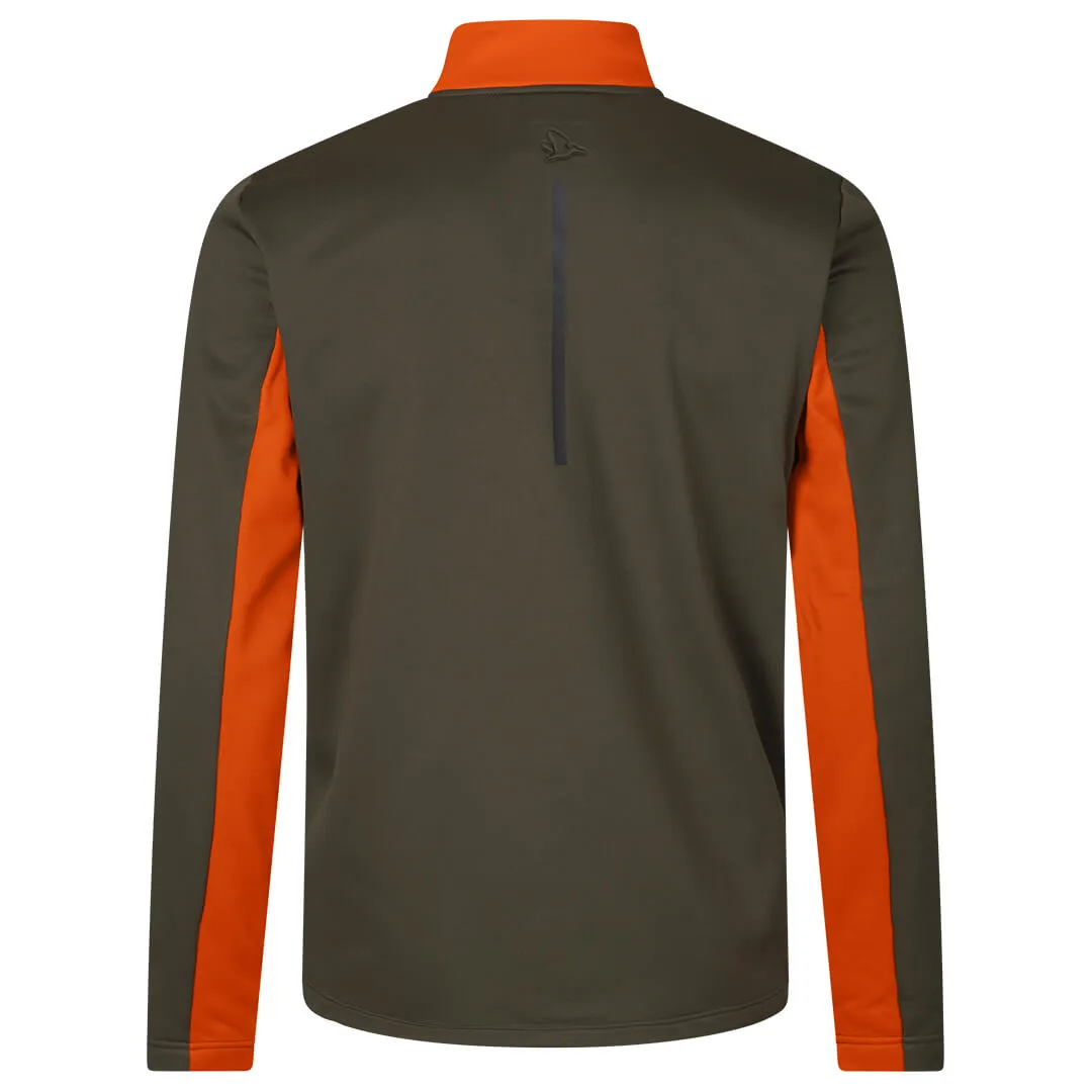 Elliot Fleece - Pine Green/Hi-Vis Orange by Seeland