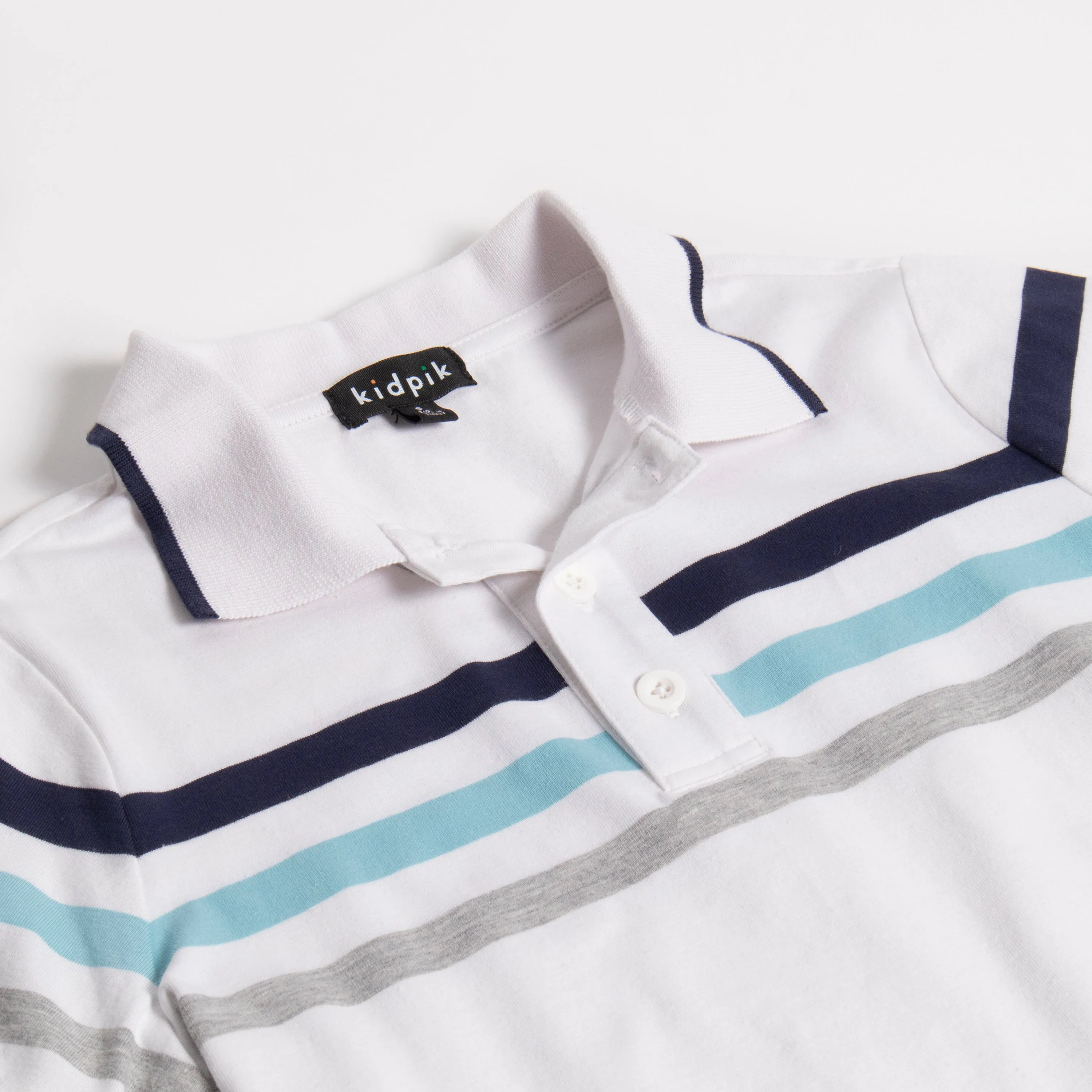 Engineered Stripe Polo