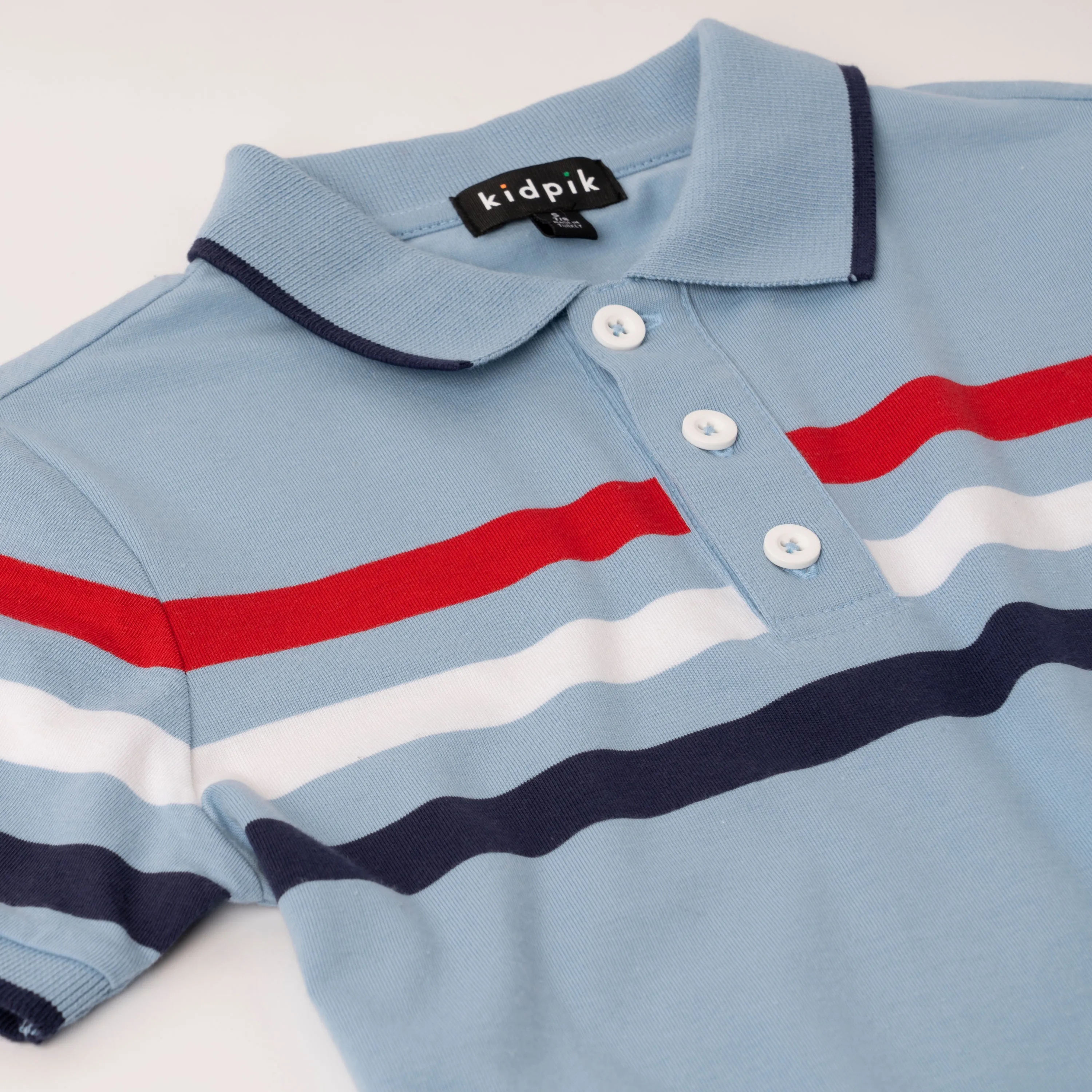 Engineered Stripe Polo