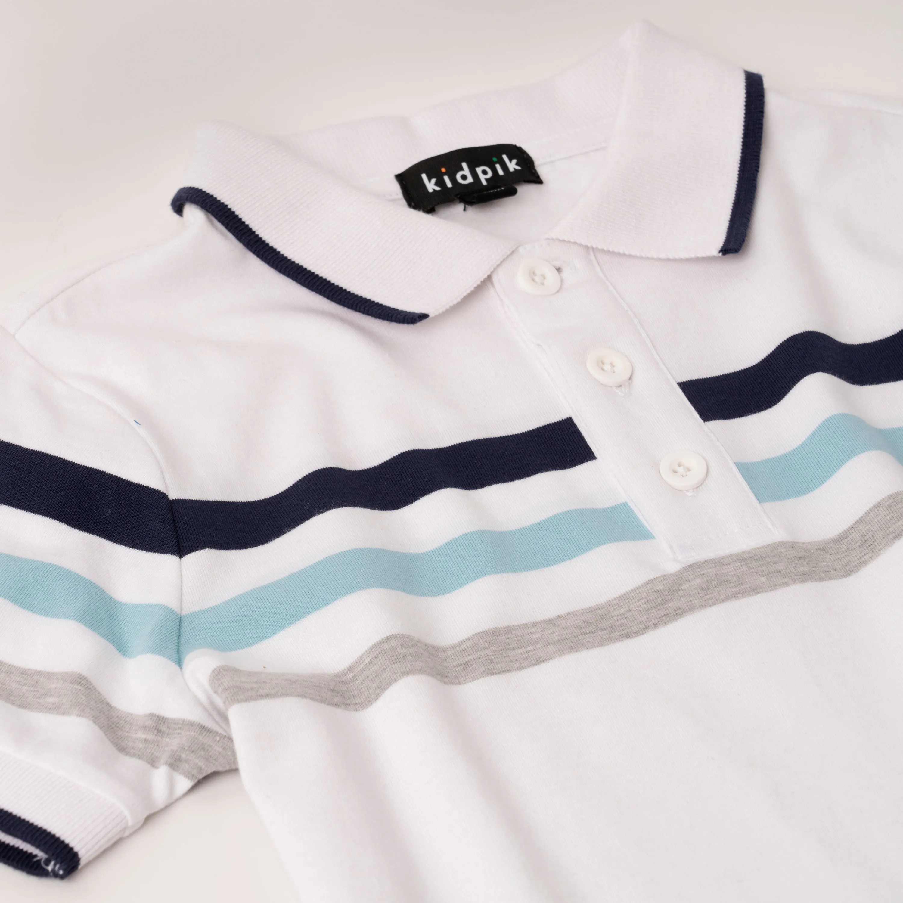 Engineered Stripe Polo