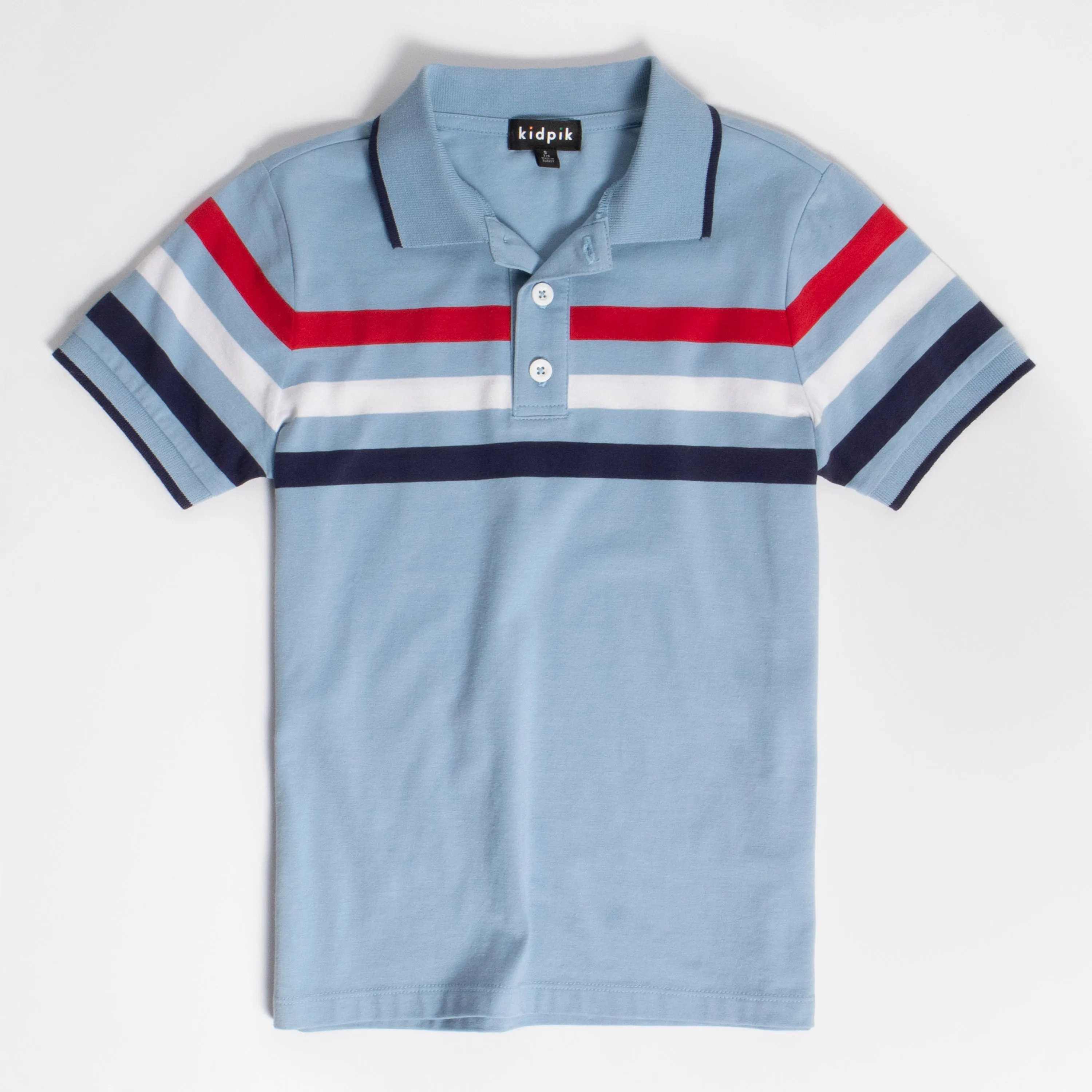 Engineered Stripe Polo