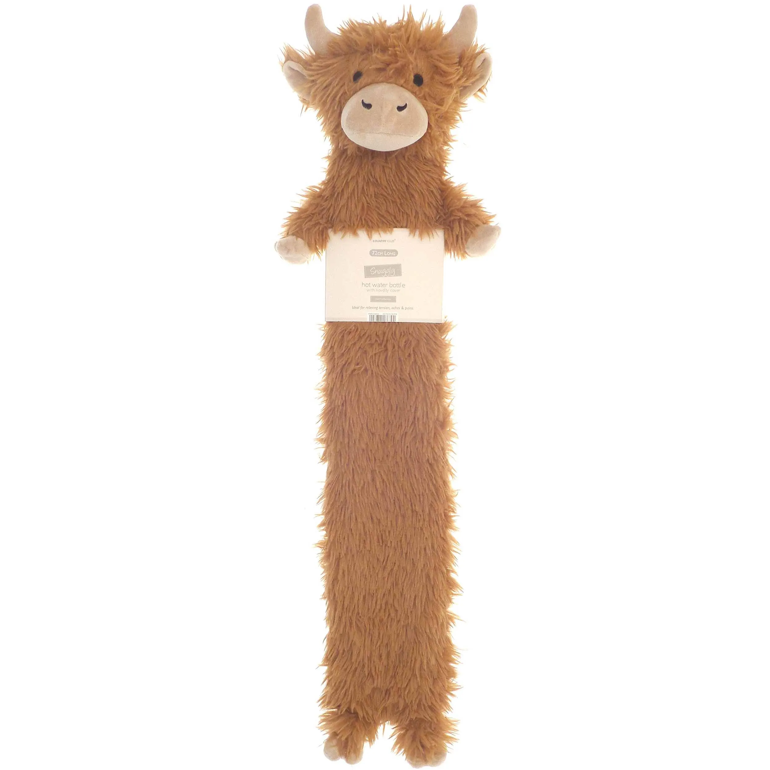 Extra Long Highland Cow Hot Water Bottle (72cm)