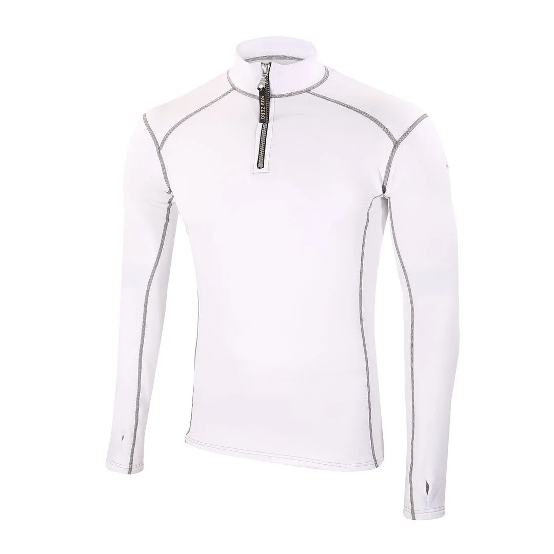 Factor 2 Mens Long Sleeve Zip Neck Mid Layer Top