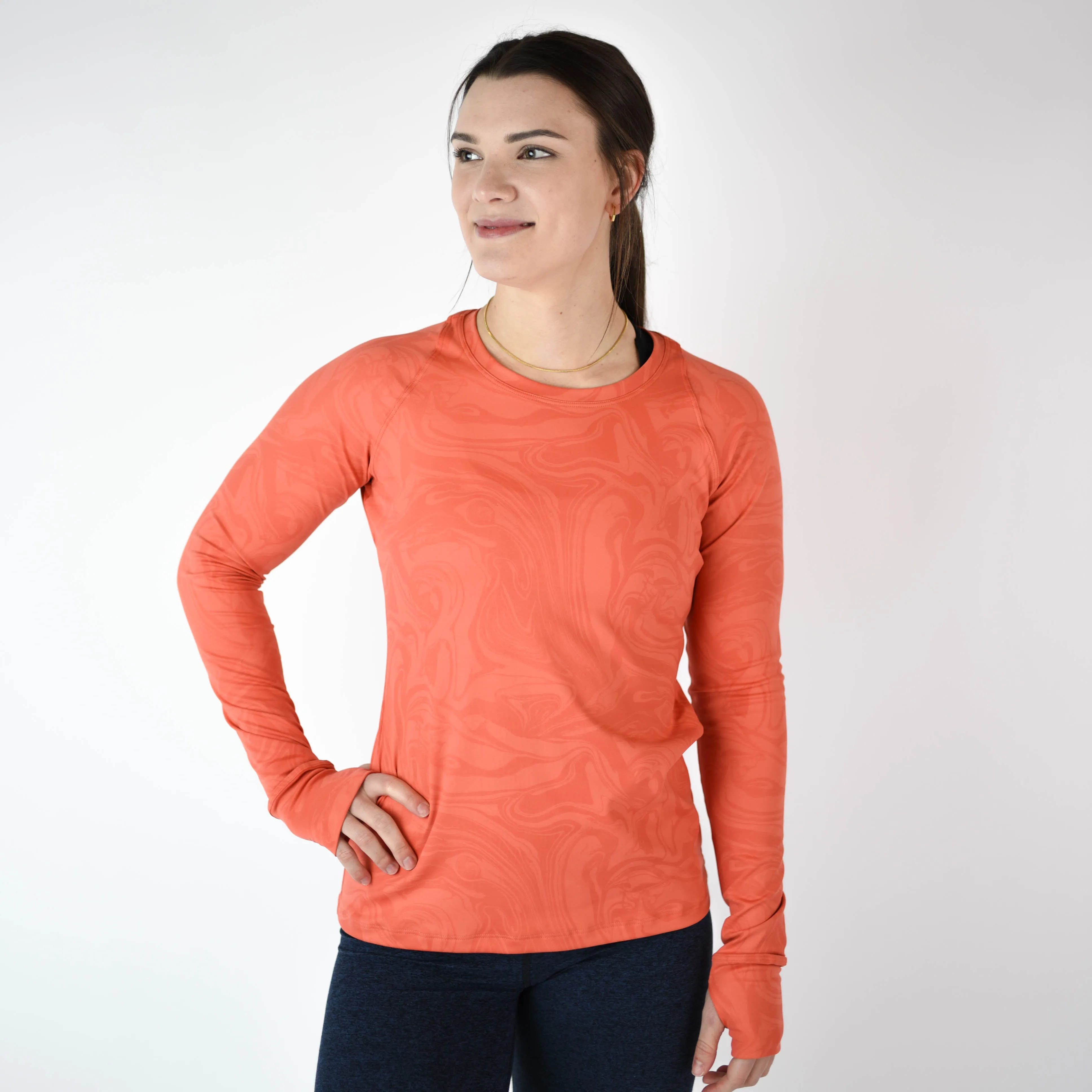 FLEO Foundation Long Sleeve - Tangerine Dream