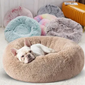 Fluffy Fur Calming Dog Bed