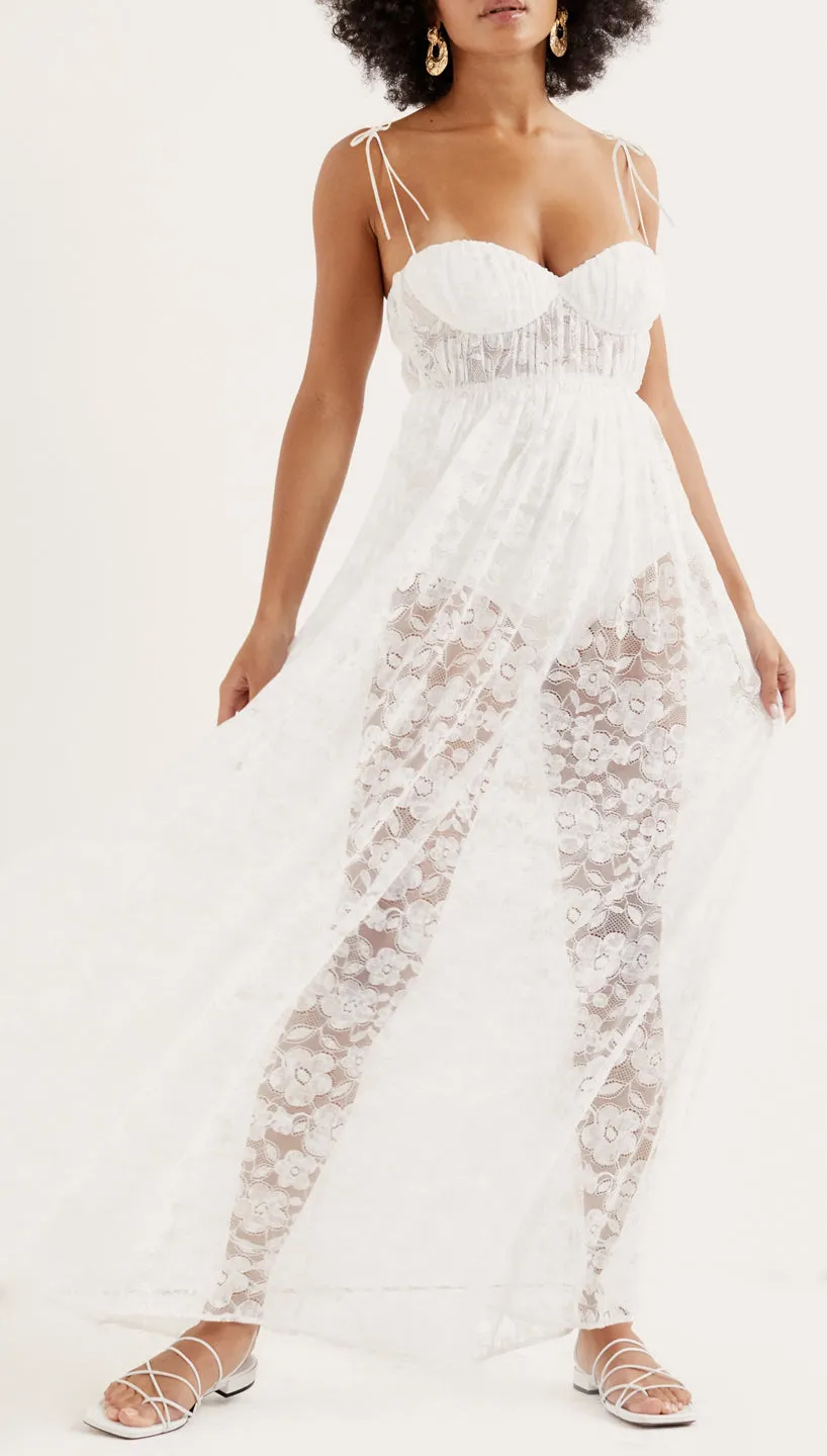 For Love and Lemons Lorena Maxi Dress