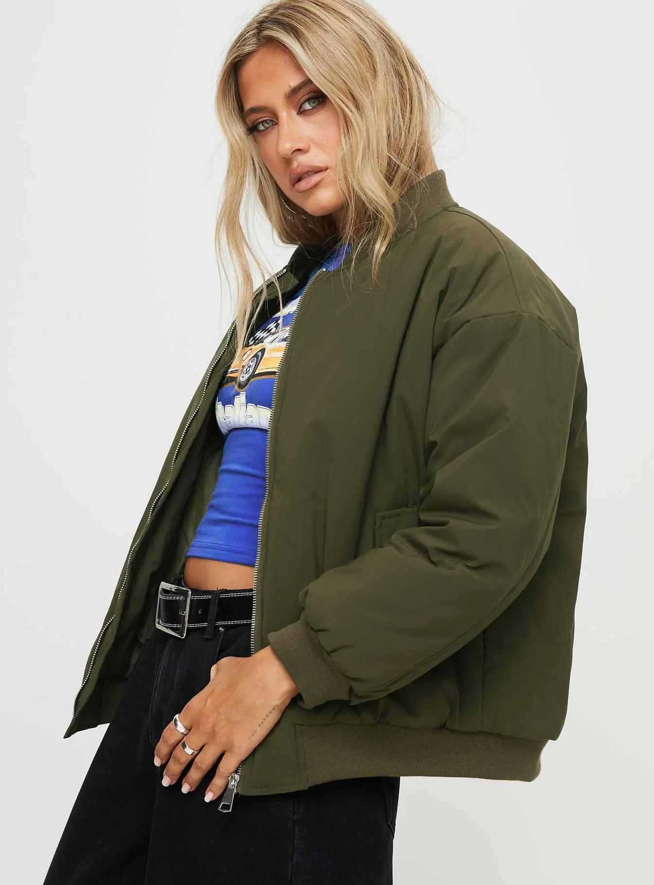 Formations Bomber Jacket Olive