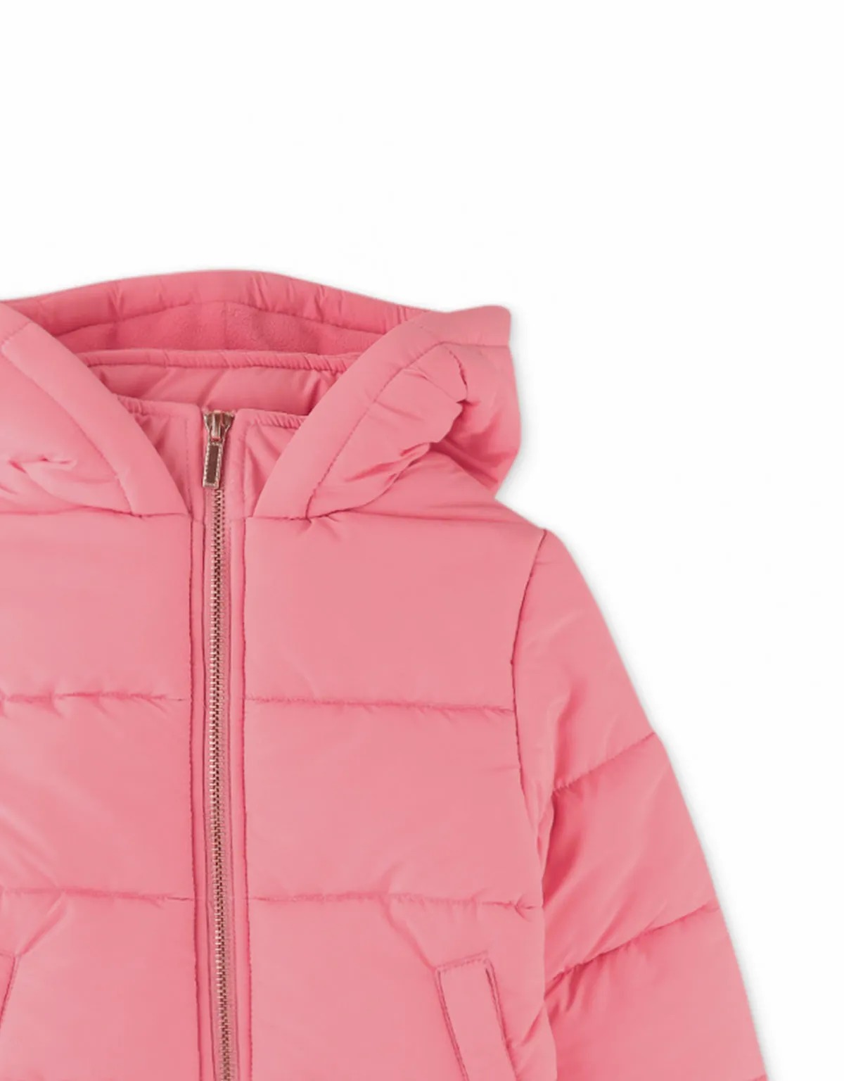 GIRLS HOODED PUFFER JACKET