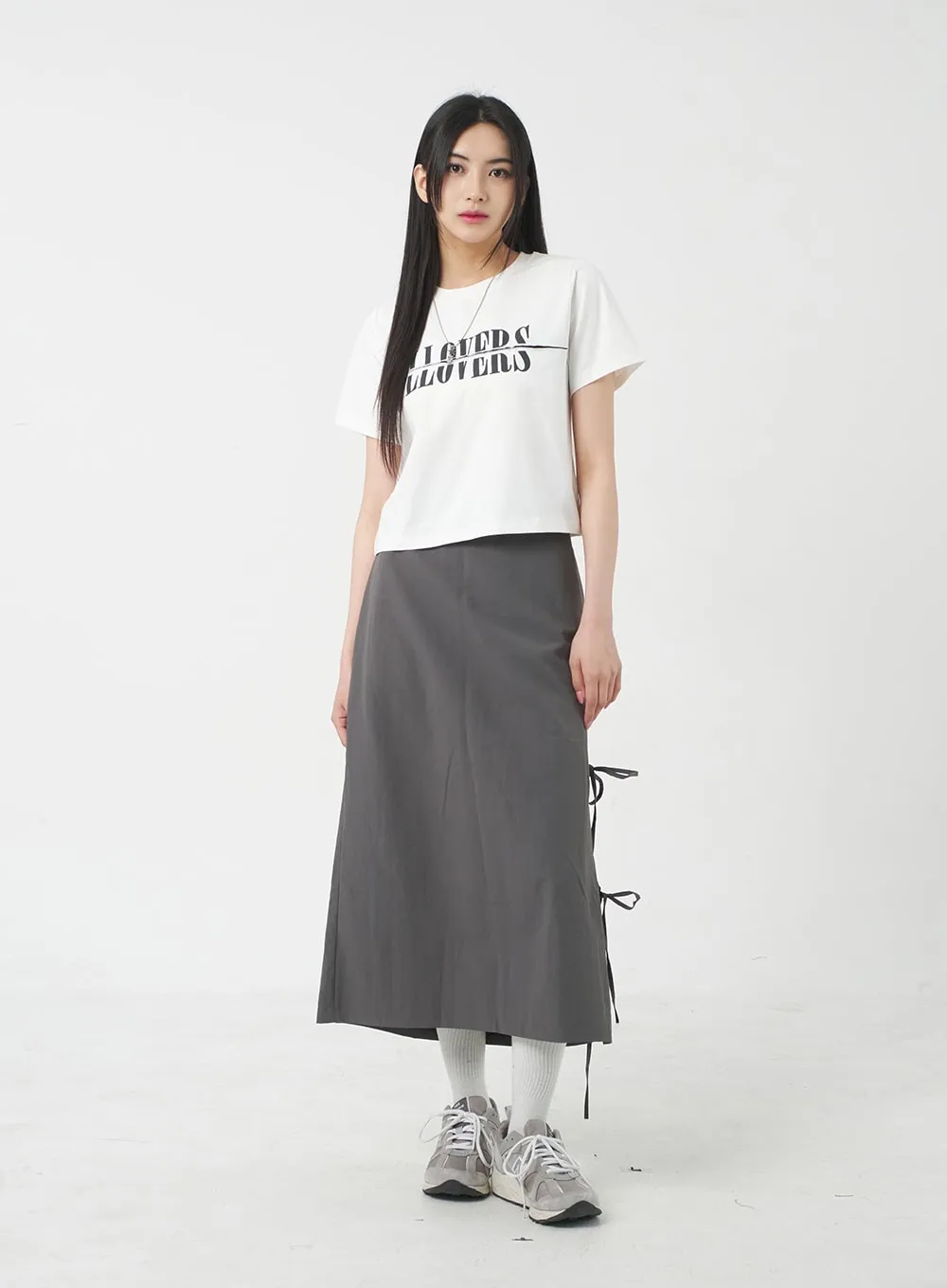 Graphic Cropped Tee BY312