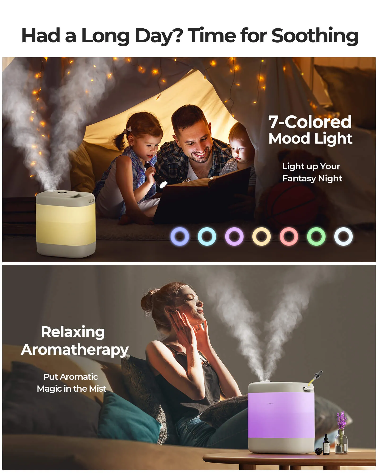 Homvana Cool Mist Humidifiers H102, 5L Top Fill Ultrasonic Vaporizer  Humidifiers