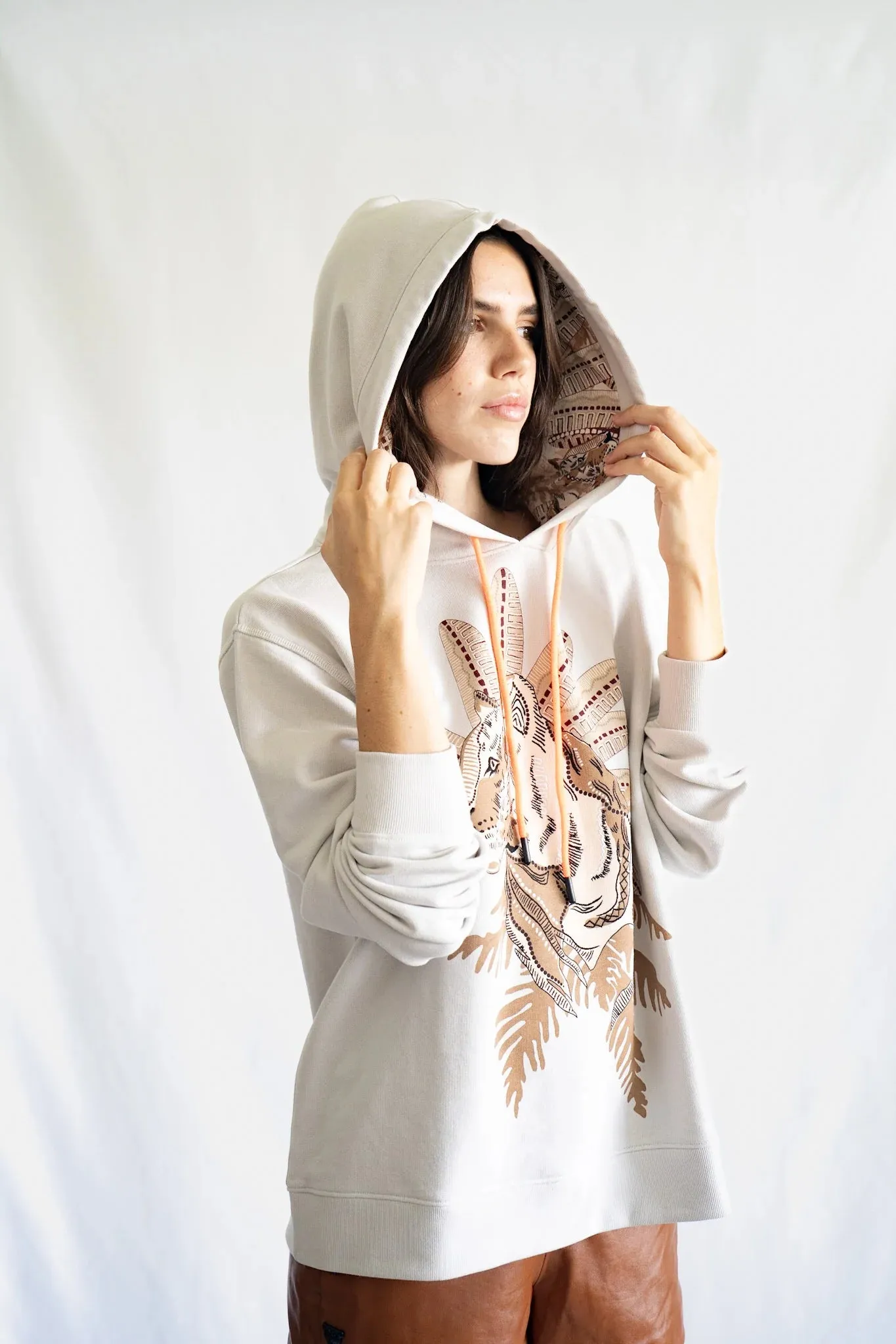 HOODIE PALM TIGER